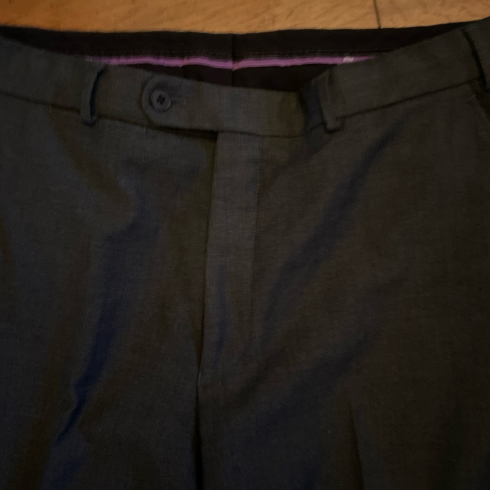 Hiltl Dark Gray Wool Dress Pants